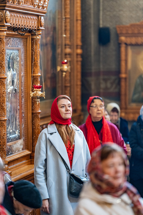 Божественная литургия в Преображенском соборе города Люберцы